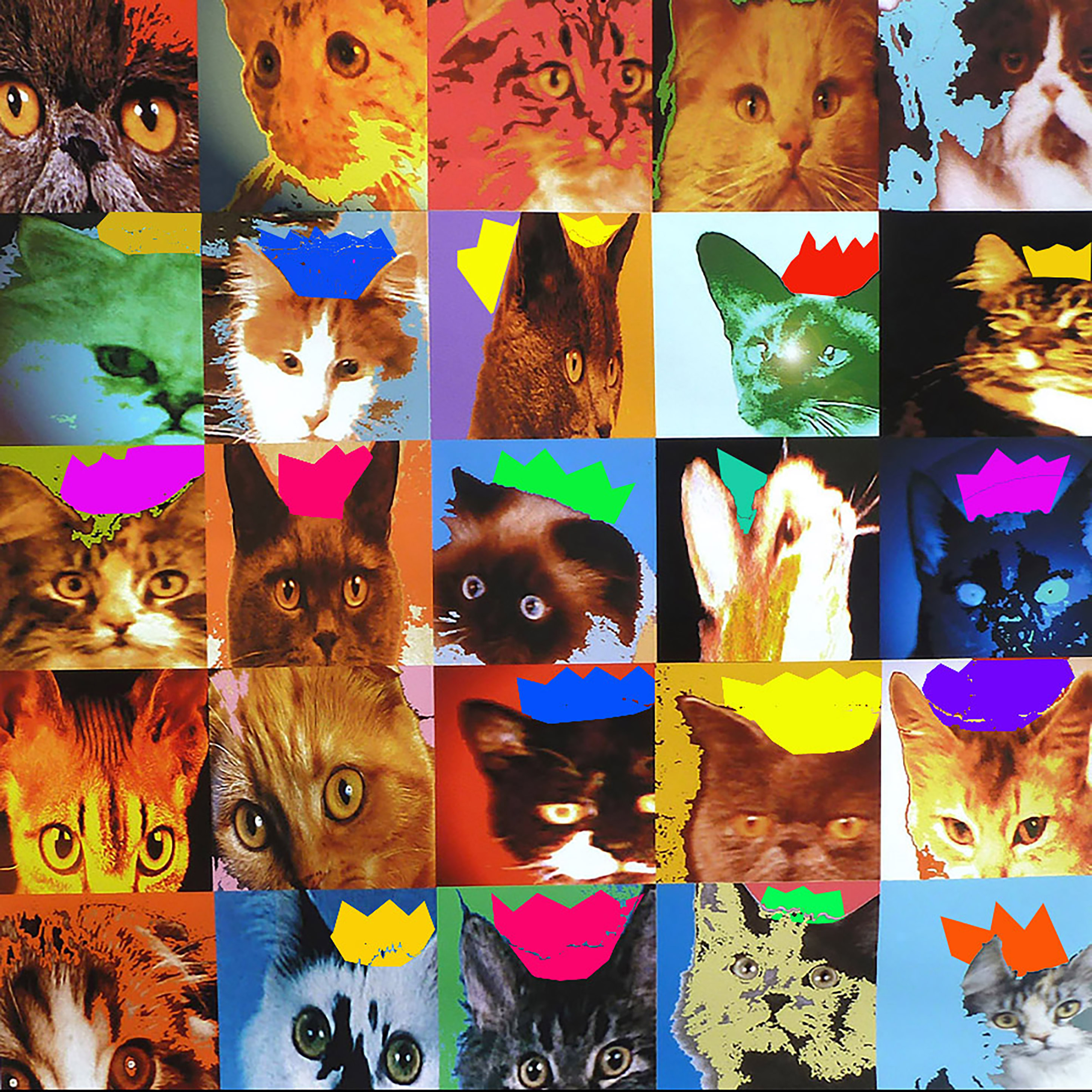 CHRISTMAS CATS WEARING CHRISTMAS HATS